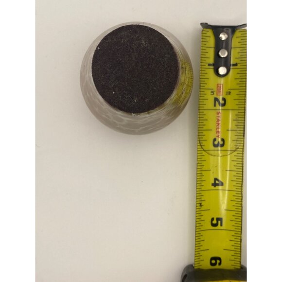 Vintage Art Glass Bud Vase Brown White Speckled Mottled Mid Century Style - Picture 4 of 6